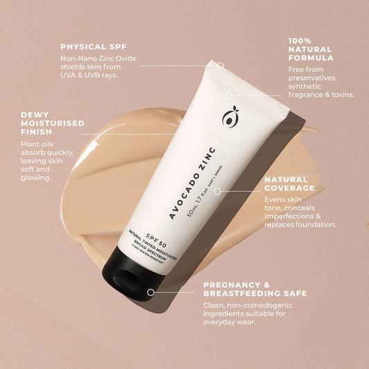 Spf 50 Natural Tinted Moisturiser