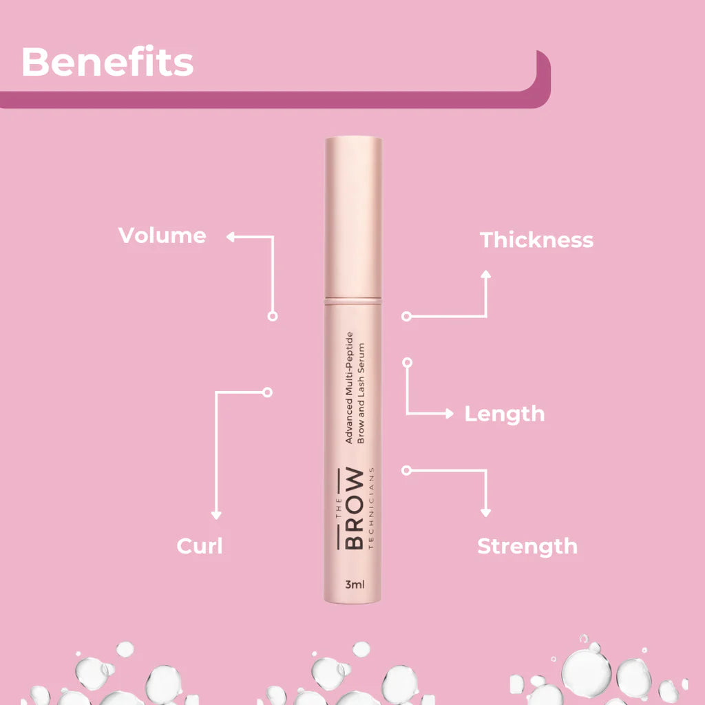 2 In 1 Brow & Lash Growth Serum with Multi-Peptides