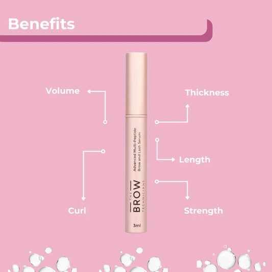 2 In 1 Brow & Lash Growth Serum with Multi-Peptides